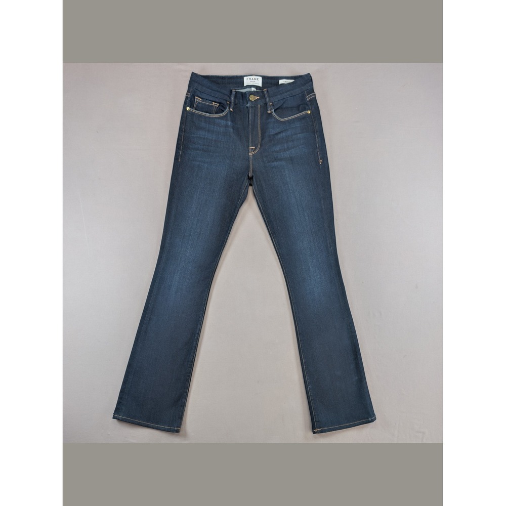 FRAME Le Mini Boot Dark Wash Stretch Bootcut Jeans Size 28 NWOT